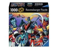 Ravensburger - Jigsaw Puzzle 1000 Pieces 80s Mania: Goldrake, Puzzle Adults And Families, Puzzle 1000 Pieces 70 x 50 cm, Adult Gift