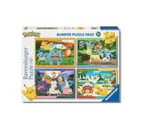 Ravensburger - Pokémon 4 x 100 Pieces | Puzzle Children 5 Years | 100 Piece Puzzle 36 x 26 cm | Ravensburger Puzzles | Gift for Children 5 Years | Gift Ideas