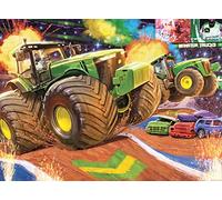 Ravensburger John Deere Big Wheels 100 Piece Jigsaw Puzzles for Kids Age 6 Years Up - Extra Large-piece, Multicolor, 12983, [Amazon Exclusive]