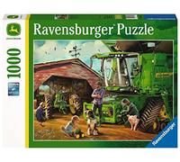 Ravensburger John Deere Then & Now 1000 Piece Jigsaw Puzzles for Adults & Kids Age 12 Year Up