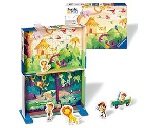 Ravensburger Jungle Adventure Puzzle & Play - Story Games For Kids Ages 4 Years Up - 2X 24 Piece Jigsaws