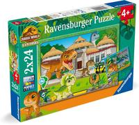 Ravensburger Jurassic World Toys (Explorers) - 2x 24 Piece Jigsaw Puzzles for K