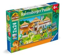 Ravensburger Jurassic World Toys (Explorers) - 2x 24 Piece Jigsaw Puzzles for Kids Age 4 Years +