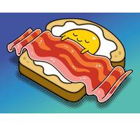 Ravensburger Kawaii Breakfast, Lunch & Dinner Puzzle & Easel Set. 3 x 100 Piece Jigsaw Puzzles for Kids Age 6+, Cute Food Anime Style Puzzles with Small Display Easel, Family Puzzle Gift