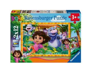 Ravensburger - Kinderpuzzel - Set van 2 puzzels 12 stukjes - We kunnen het aanko