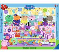 Ravensburger Kinderpuzzle 05699 - Familienfest mit Peppa und Freunden - 39 Teile Peppa Pig Rahmenpuzzle für Kinder ab 4 Jahren