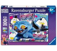 Ravensburger Kinderpuzzle 100 XXL Teile - KPop Demon Hunters - Derpy Tiger & Sussie Bird