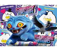 Ravensburger Kinderpuzzle 100 XXL Teile - KPop Demon Hunters - Derpy Tiger & Sussie Bird