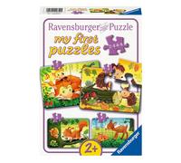 Ravensburger Kinderpuzzle - 12000854 Kleine Tierfamilien - 2,4,6,8 Teile Puzzle