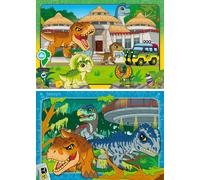 Ravensburger Jurassic World Toys (Explorers) - 2x 24 Piece Jigsaw Puzzles for Kids Age 4 Years +