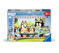 Puzzle Dla Dzieci 2D Bluey 2X12El Ravensburger Puzzle Top