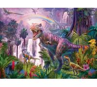 Ravensburger Kinderpuzzle - 12892 Dinosaurierland - Dino-Puzzle für Kinder ab 8