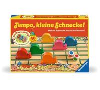 Ravensburger Kinderspiel 23034 Tempo Small Snail 40th Anniversary, Popular Snail Race with Additional Award Ceremony, Board Game for Girls and Boys, 2-6 Players, from 3 Years