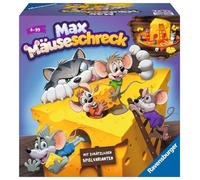 Ravensburger Kinderspiele 24562 Max Mäuseschreck - Dice Game for 2 to 4 Players, Children's Game from 4 Years - Birthday Gifts