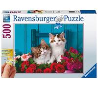 Ravensburger Kittens and Roses 500 Piece Jigsaw Puzzle for Adults & Kids Age 10 Years Up