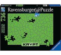Ravensburger Krypt Neon Green Mystery Challenge Jigsaw Puzzles for Adults Age 12 Years Up - 736 Pieces
