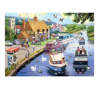 Ravensburger Leisure Days No.7 Evening on the River 1000 Piece Jigsaw Puzzles for Adults and Kids Age 12 Years Up