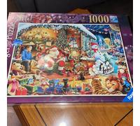 Ravensburger Let's Visit Santa 1000 Pieces Jigsaw Puzzle New Free Pp