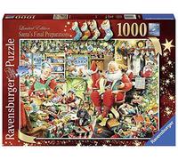 Ravensburger Limited Edition 2015 Santa's Final Preparations 1000 Piece Jigsaw Puzzle, [Amazon Exclusive]