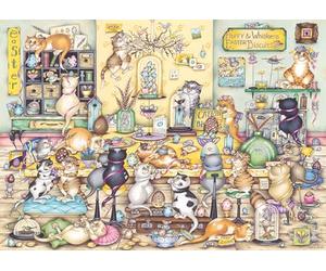 Ravensburger Linda Jane Smith Crazy Cats No.20: Easter Eggstravaganza 1000pc Adult Jigsaw puzzle