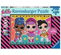Ravensburger LOL Surprise! 100 piece Jigsaw Puzzle with Extra Large Pieces and Glitter for Kids age 6 years and up
