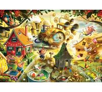 Ravensburger Dean Macadam Look Out Little Pigs 1000 Piece Jigsaw Puzzle for Adu