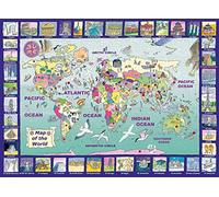 Ravensburger Looking at the World 100 Piece Jigsaw Puzzle for Kids - Every Piece is Unique, Pieces Fit Together Perfectly