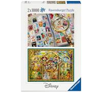 Ravensburger - Magical World of Disney - 2 x 1000 Piece Jigsaw Puzzle - #1 Stamp Album - #2 Best Themes - Puzzles for Adults