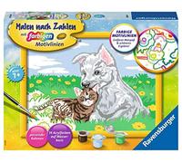 Ravensburger Malen nach Zahlen 28487- Cute Animal Children - For Children from 7 Years