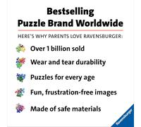 Ravensburger Map of the World 100-Piece Jigsaw Puzzle for Kids Age 6 Years Up - Colourful XXL World Map Puzzle for Learning Geography