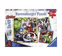 Ravensburger Marvel Avengers Assemble 3 x 49 Piece Jigsaw Puzzles for Kids Age 5 Years Up