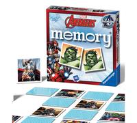 Ravensburger Marvel Avengers Mini Memory Game - Matching Picture Snap Pairs Game For Kids Age 3 Years and Up
