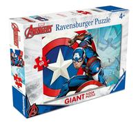 Ravensburger Marvel Puzzles Captain America Puzzle from 4 Years Gift for Children from 60 Years Children's Puzzle 70 x 50 cm Ravensburger Puzzle