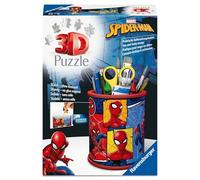 Ravensburger Marvel Spider-Man Pencil Pot Puzzle - 54 Pieces, Kids Jigsaw Puzzle, Fun & Educational Toy for Children