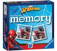 Ravensburger Marvel Spiderman Mini Memory Game - Matching Picture Snap Pairs Game For Kids Age 3 Years and Up