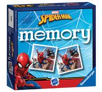 Ravensburger Marvel Spiderman Mini Memory Game - Matching Picture Snap Pairs Game For Kids Age 3 Years and Up