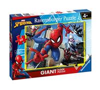 Ravensburger Marvel Spiderman Toys - 60 Piece Giant Floor Jigsaw Puzzle for Kids Age 4 Years +