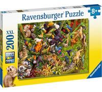 Ravensburger Marvellous Menagerie 200 Piece Jigsaw Puzzle for Children Age 8 Yea