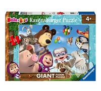 Ravensburger, Masha and Bear 24 Pieces Giant Floor Puzzle for Children, Recommended Age 3+, Multicolored, 03133 7