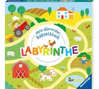 Ravensburger Mein allererster Rätselblock - Labyrinthe - Rätselblock für Kinder ab 3 Jahren