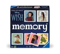 Ravensburger Memory 22595 Disney Wish-The Memory Game Classic for the Whole Family from 3 Years and Above Where No Desire is Unfulfilled