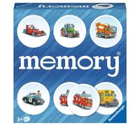 Ravensburger Memory Vehicles Board Game Blue Kids