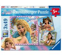 Ravensburger Mermaid Magic, 3x 49 piece Jigsaw Puzzles