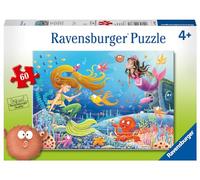 Ravensburger Mermaid Tales 60 Piece Jigsaw Puzzle for Kids Age 4 Years Up - Educational Toys & Games for Children