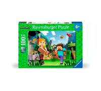 Ravensburger Minecraft Gifts for Boys and Girls Age 6 Years Up - 100 Piece Jigsaw Puzzle - 2025 Edition