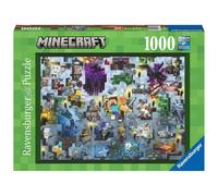 Ravensburger Minecraft 1000-Piece Jigsaw Puzzle for Adults and Kids | Unique Softclick Technology | Immersive Minecraft Imagery | Ideal for Puzzle En