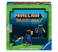 Ravensburger Minecraft Builders & Biomes Game - Kids & Adult Strategy Board Game