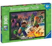 Ravensburger Minecraft Gifts for Boys and Girls - 100 Piece Jigsaw Puzzles for Kids Age 6 Years Up