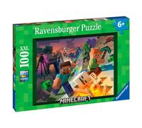 Ravensburger Minecraft Jigsaw Puzzle for Kids Age 6 Years and Up - 100-Piece XXL Puzzle for Boys and Girls - Minecraft Gifts and Toys for Creative Children
