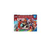 Ravensburger Miraculous: Tales of Ladybug & Cat Noir 3 x 49 Piece Jigsaw Puzzles for Kids Age 5 Years Up, Yellow